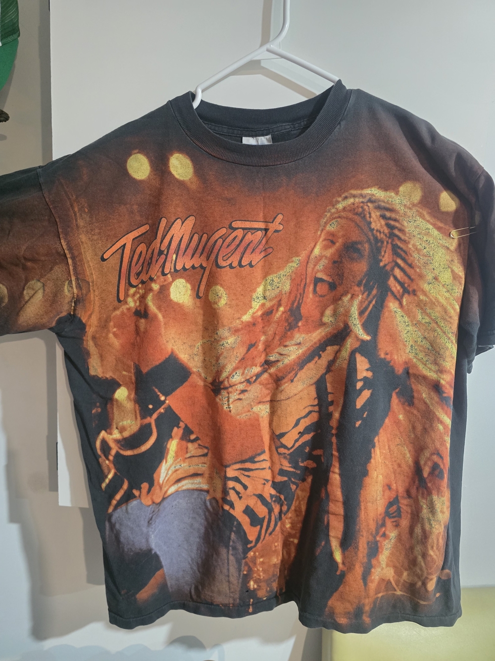 RARE Vintage 1995 TED NUGENT Concert Tee from Whiplash Bash